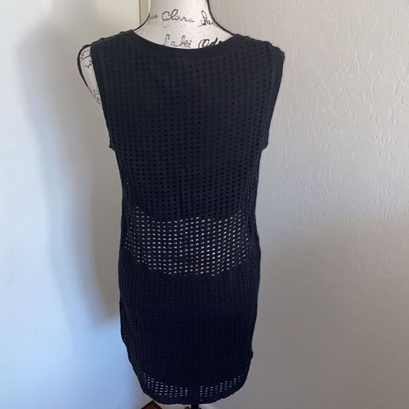 Fabletics Black Bryce Mesh Dress Athletic Casual Athleisure Sporty Modern - Picture 6 of 10